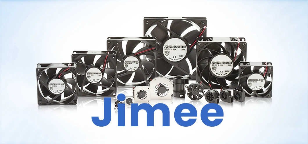 Jimee Motor China Rotary Lobe Blower Suppliers PP Plastic Material Jm8025b2hl 80*80*25mm AC Axial Blowers Custom High Speed Centrifugal Blowers